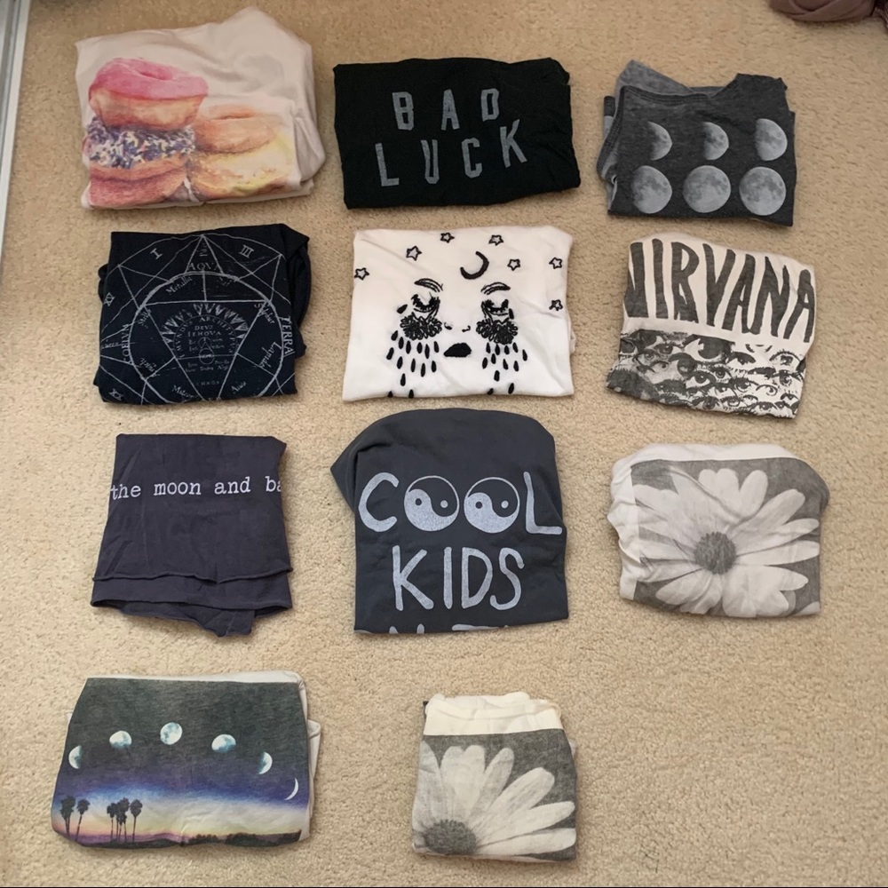 Brandy Melville vintage tees and tanks bundle